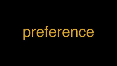 Meaning of Preference in Hindi - हिंदी में मतलब | Wrytin