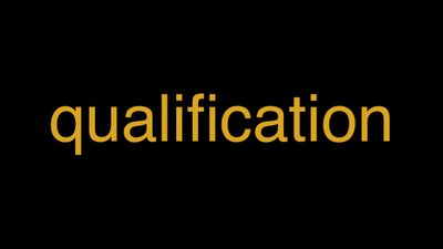 Meaning of Qualification in Hindi - हिंदी में मतलब | Wrytin