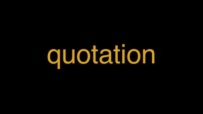 Meaning of Quotation in Hindi - हिंदी में मतलब | Wrytin