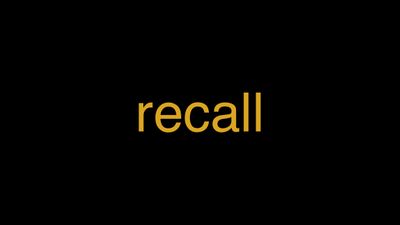 Meaning of Recall in Hindi - हिंदी में मतलब | Wrytin