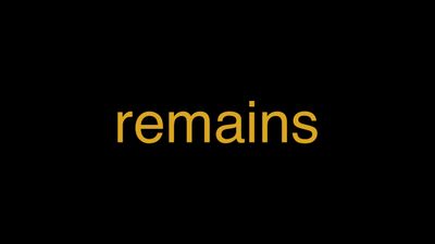 Meaning of Remains in Hindi - हिंदी में मतलब | Wrytin