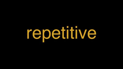 Meaning of Repetitive in Hindi - हिंदी में मतलब | Wrytin