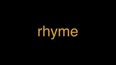 Meaning of Rhyme in Hindi - हिंदी में मतलब | Wrytin