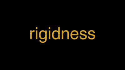 Meaning of Rigidness in Hindi - हिंदी में मतलब | Wrytin