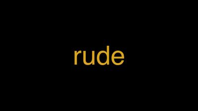 Meaning of Rude in Hindi - हिंदी में मतलब | Wrytin