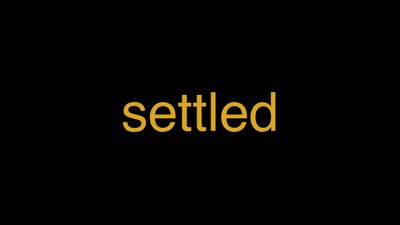 meaning of settled in hindi