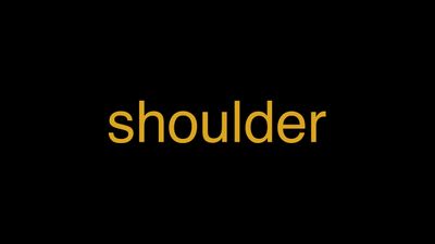 Meaning of Shoulder in Hindi - हिंदी में मतलब | Wrytin