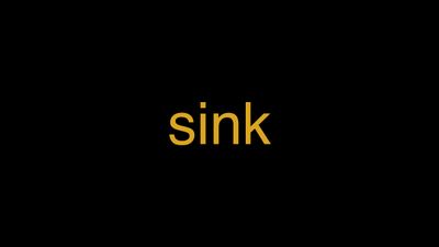 Meaning of Sink in Hindi - हिंदी में मतलब | Wrytin