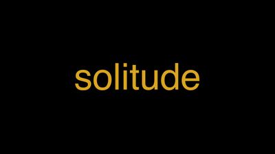 Meaning of Solitude in Hindi - हिंदी में मतलब | Wrytin