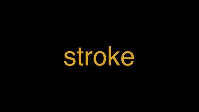 Meaning of Stroke in Hindi - हिंदी में मतलब | Wrytin