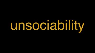 Meaning of Unsociability in Hindi - हिंदी में मतलब | Wrytin