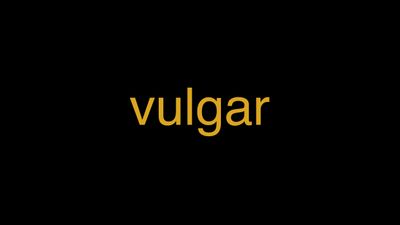 Meaning of Vulgar in Hindi - हिंदी में मतलब | Wrytin