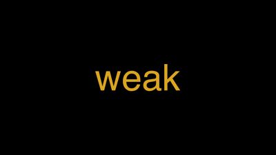 Meaning of Weak in Hindi - हिंदी में मतलब | Wrytin