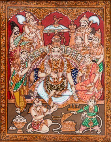 Difference Between Tanjore Painting and Mysore Painting  Ethnic Tanjore  Arts