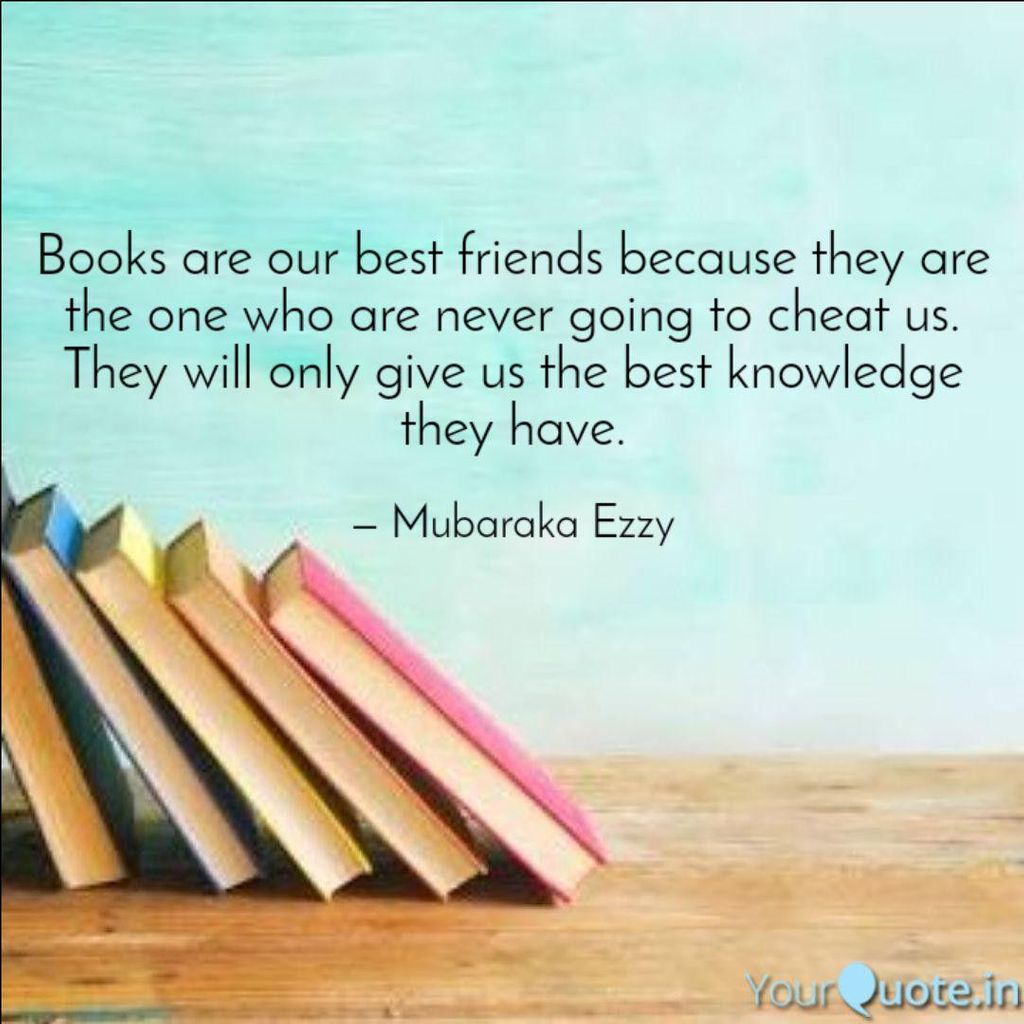 how can books be our good friend